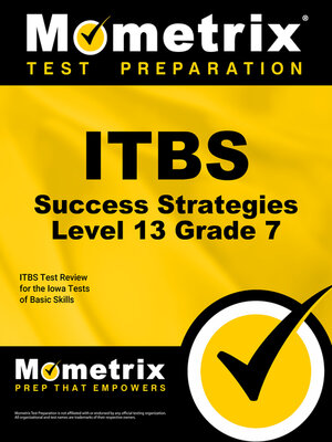 cover image of ITBS Success Strategies Level 13 Grade 7 Study Guide